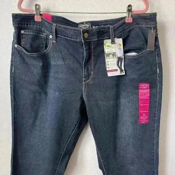 Signature Levi Strauss Modern Bootcut Stretch 22W - Picture 2 of 7